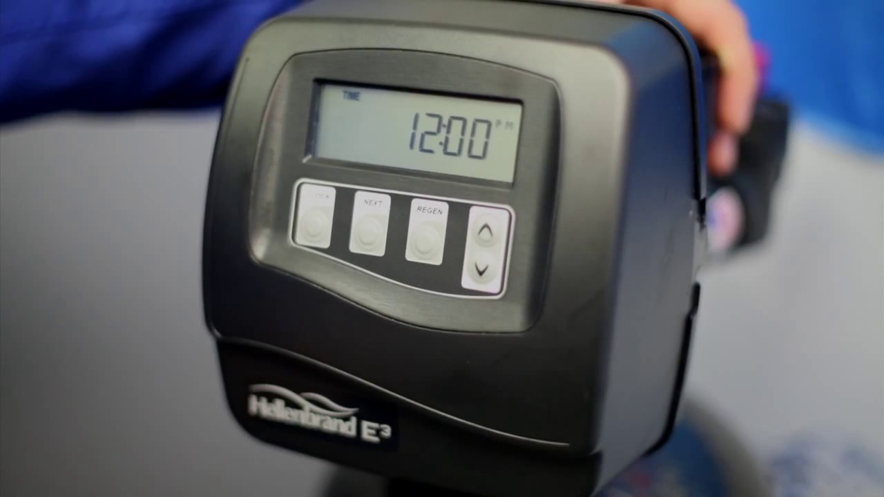Water Softener - How to set the Clock on your Hellenbrand H100/E3 plus How to Bypass the H100/E3