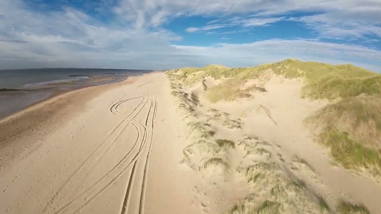het strand van den helder in 1 take