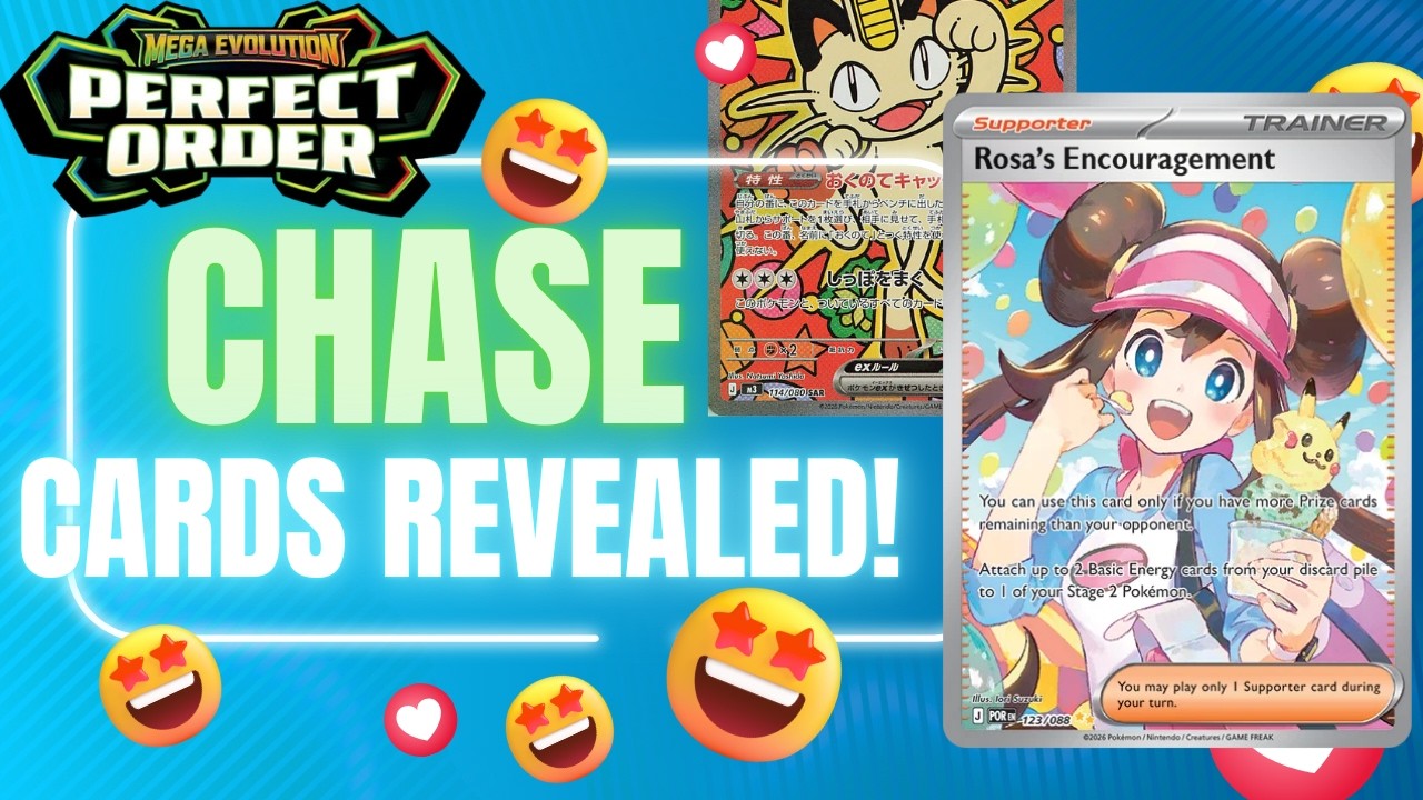 Pok&eacute;mon Card Perfect Order Set Guide &ndash; ALL Secret Rares & Top Chase Cards!