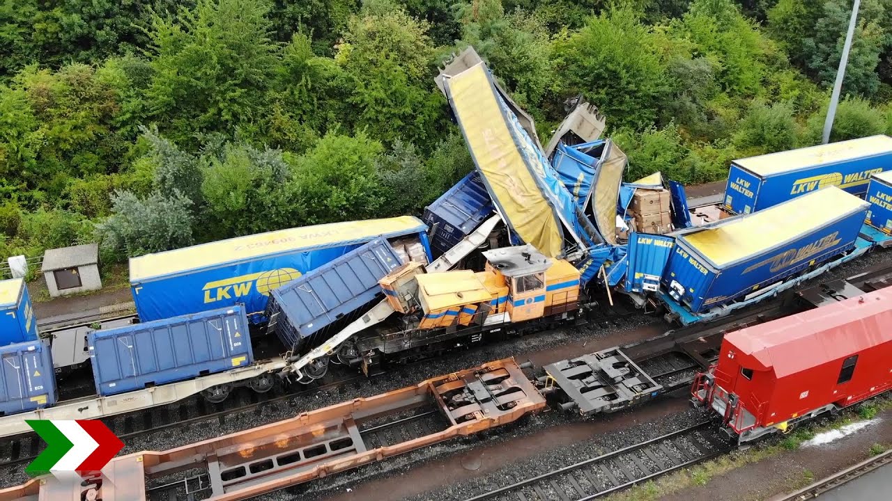 Herne: Millionenschaden nach schwerem Zugunglück