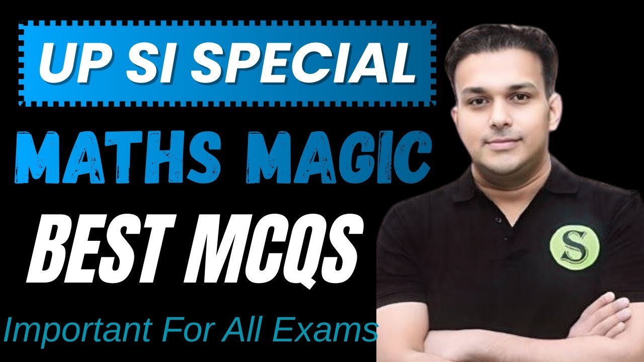 UPSI Math Selection Series - 7 Maths Special Best Study Material Free Gyan Sir UPPCS SSC Railway 