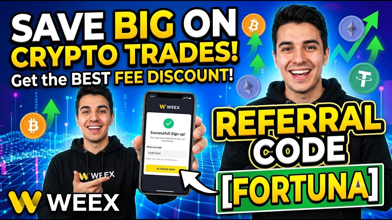 Save Big on Crypto Trades! Best WEEX Referral Code for Fee Discount