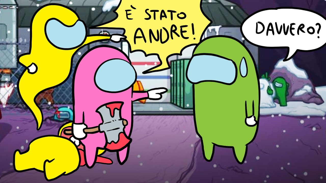 TRADITO DAGLI AMICI - Among Us con LaSabri, Amico.andre, Solfie e LaNichi