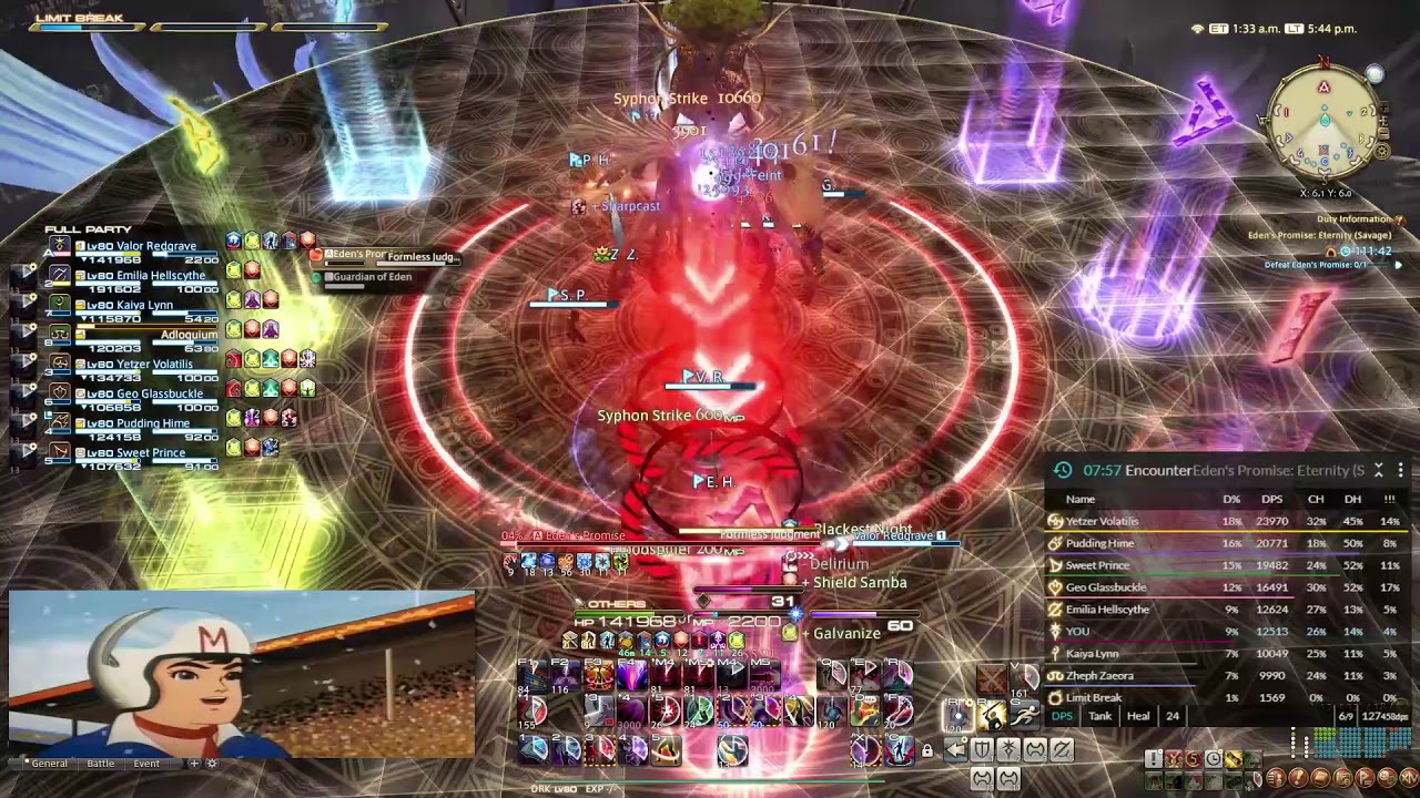 FFXIV E12S Clear P1+P2 - DRK PoV