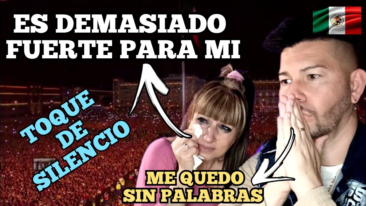 MI MUJER SE DERRUMBA AL ver POR PRIMERA VEZ el TOQUE DE SILENCIO DE MÉXICO - no se lo esperaba 😭