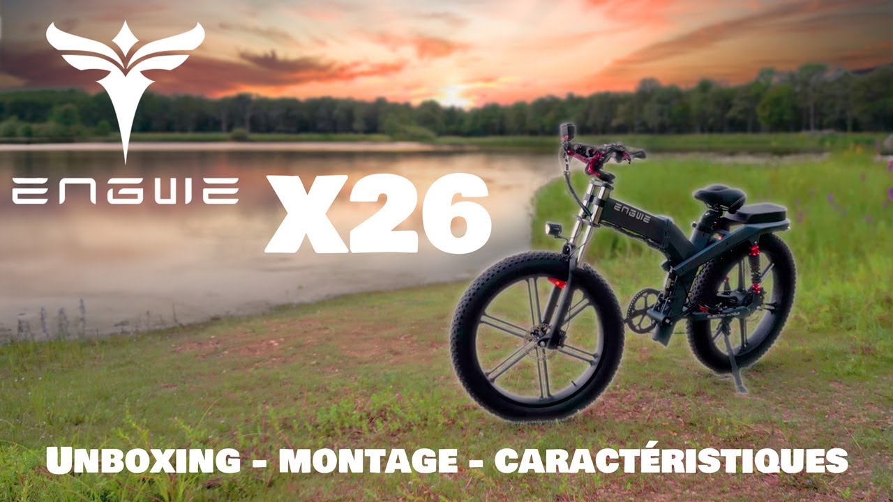 Unboxing du Engwe X26 - Le plus gros Fatbike financé sur Indiegogo à près d'un million d'euros !