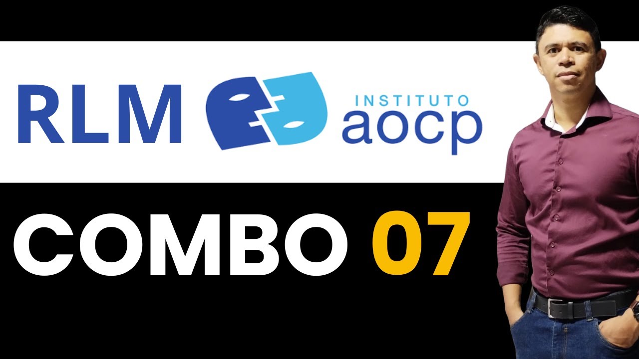 ✅ RACIOCÍNIO LÓGICO INSTITUTO AOCP: 🔥 Super Combo de Questões Resolvidas!  👉 COMBO 07 #6170