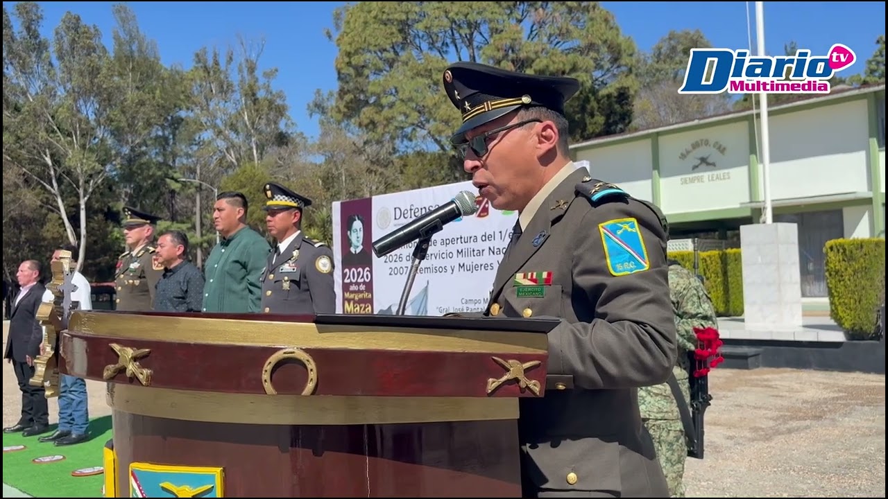 🪖🇲🇽 || Ceremonia de Apertura del 1er Escalón 2026 del Servicio Militar Nacional//