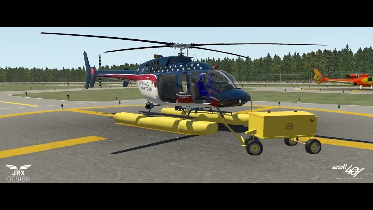 JRX BELL 407 for XP11 / XP12 - Cockpit Tour / Video Guide