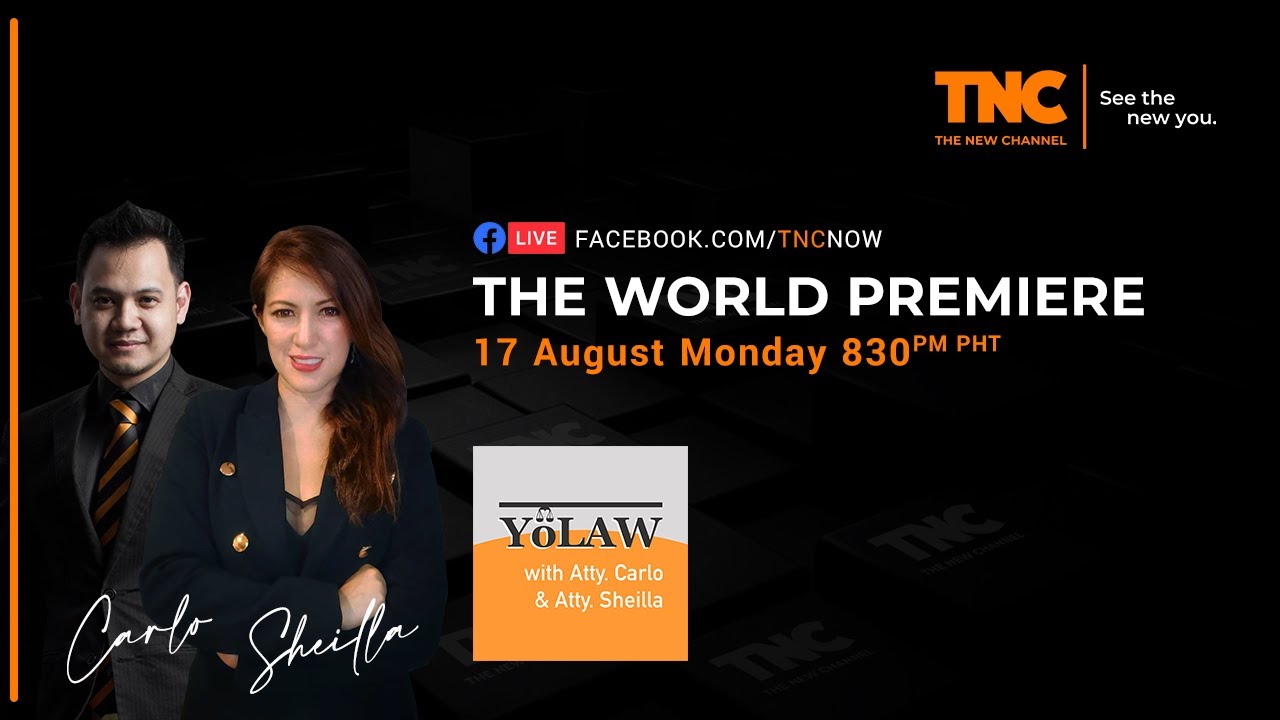 World Premiere | Labeling Libel on YoLaw with Atty. Carlo & Atty. Sheilla