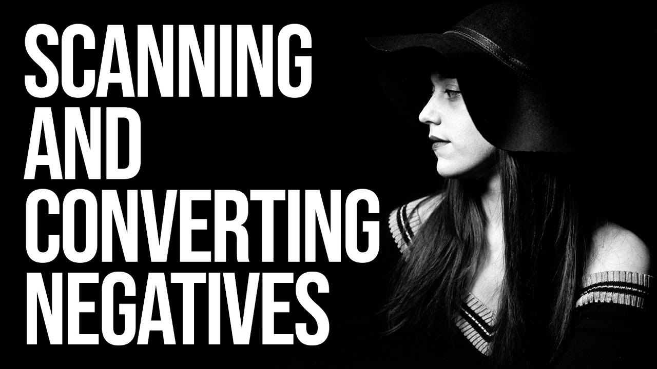 How to Scan and Convert your Negatives at Home (using Adobe Lightroom or Photoshop)