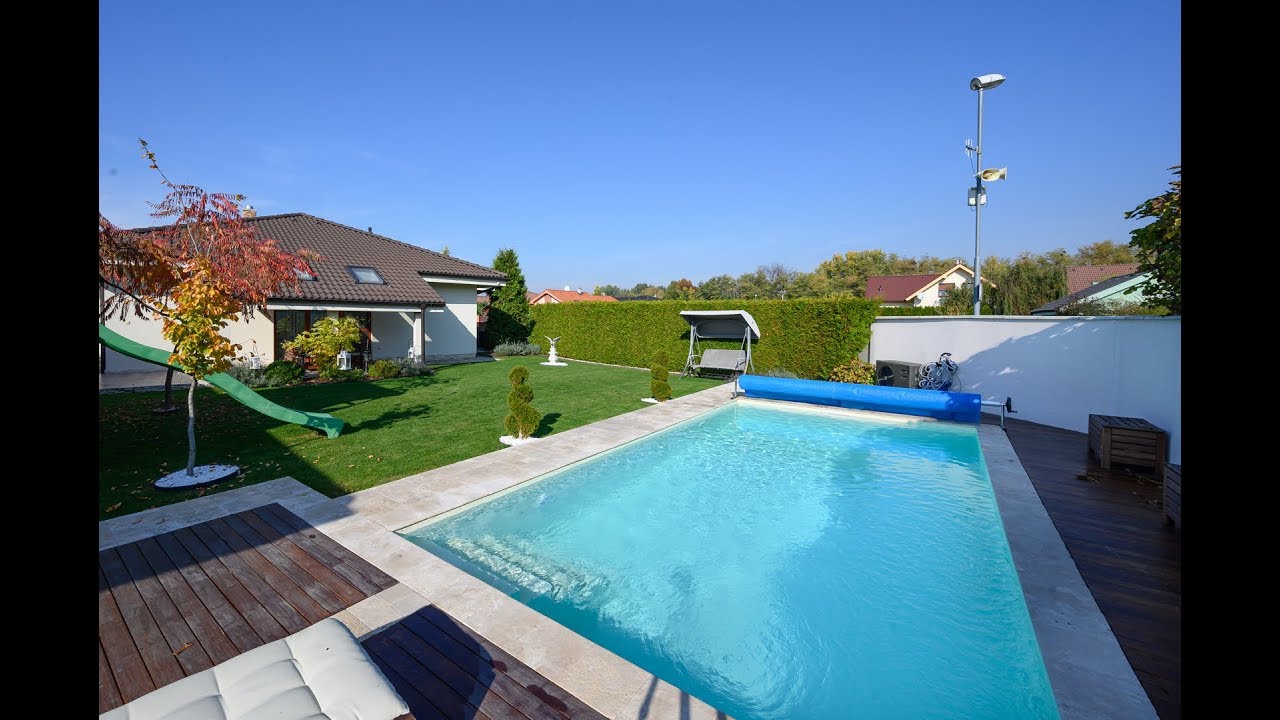 4 izbový bungalov s bazénom, Malinovo, vrátane zariadenia, kúpou voľný