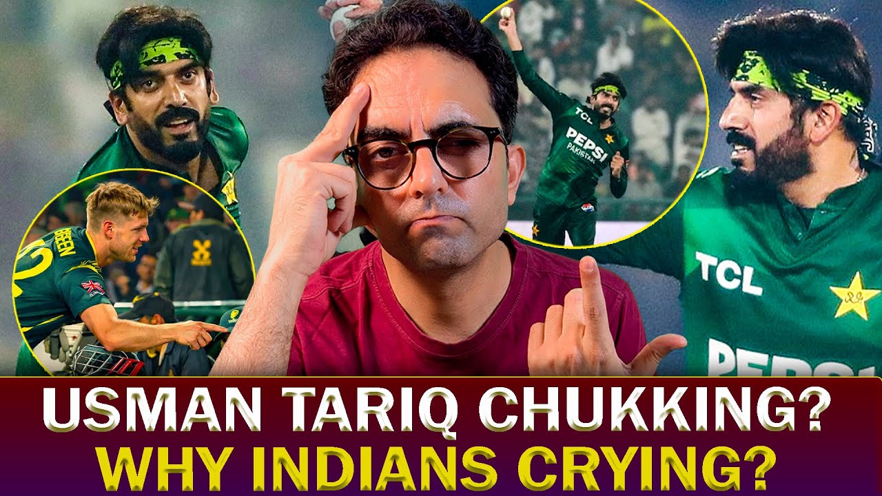 Indian Media on Usman Tariq bowling action 🇵🇰🏏