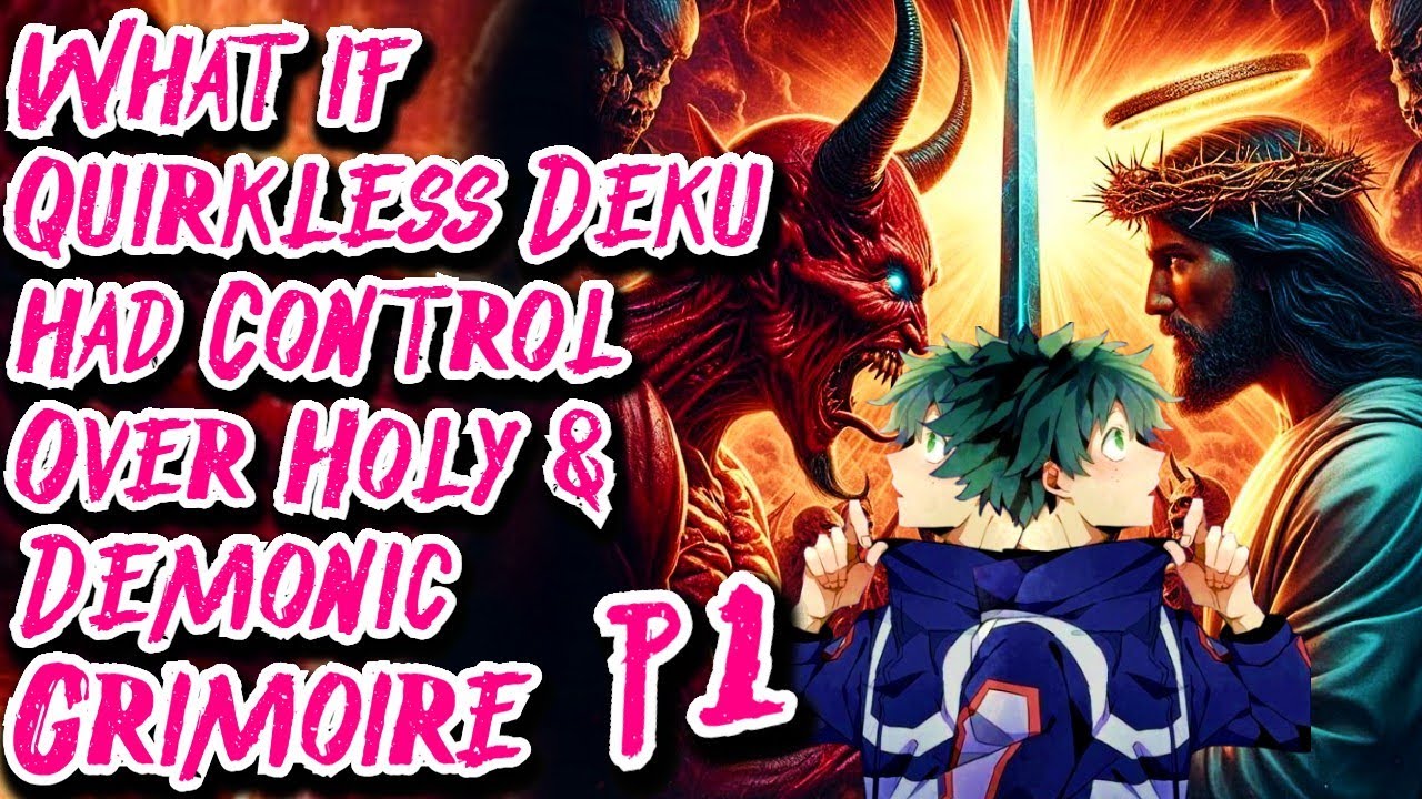 What if Quirkless Deku had Control Over Holy & Demonic Grimoire | Part 1 | Au.@Deistrerk
