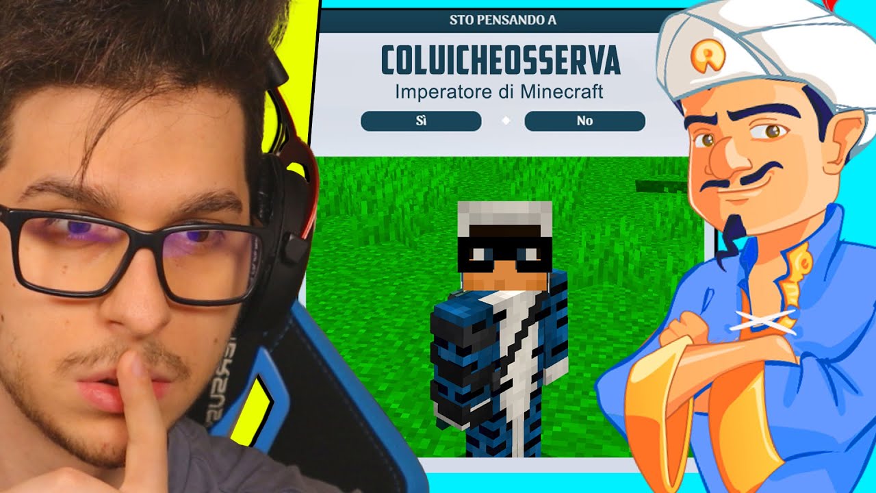 PROVO A CERCARMI SU AKINATOR - MINECRAFT