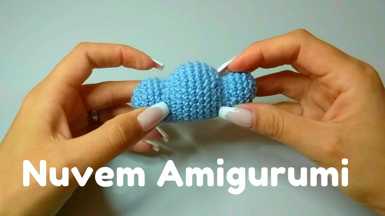 Nuvem Em Amigurumi (Chaveiro) | Nube en Amigurumi