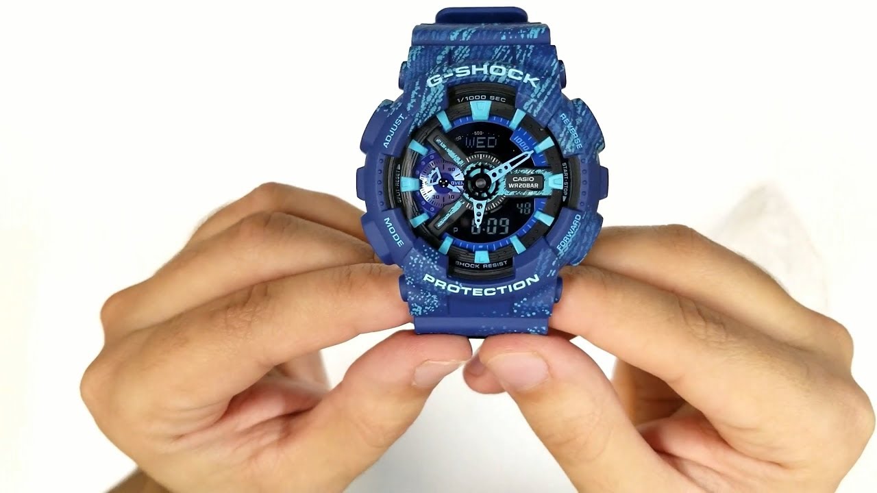 G-shock watch GA-110TX-2A Unboxing