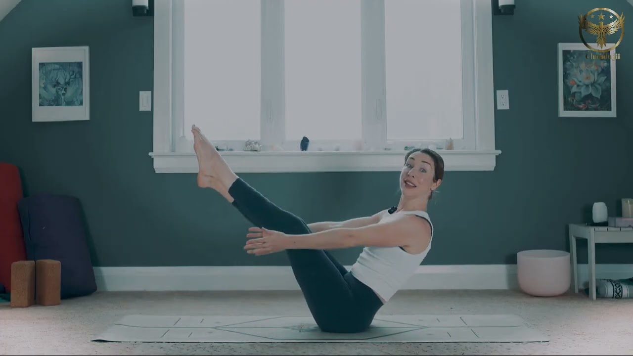  6 min Intermediate Vinyasa Yoga - Pigeon Pose Flow (HIP OPENERS)