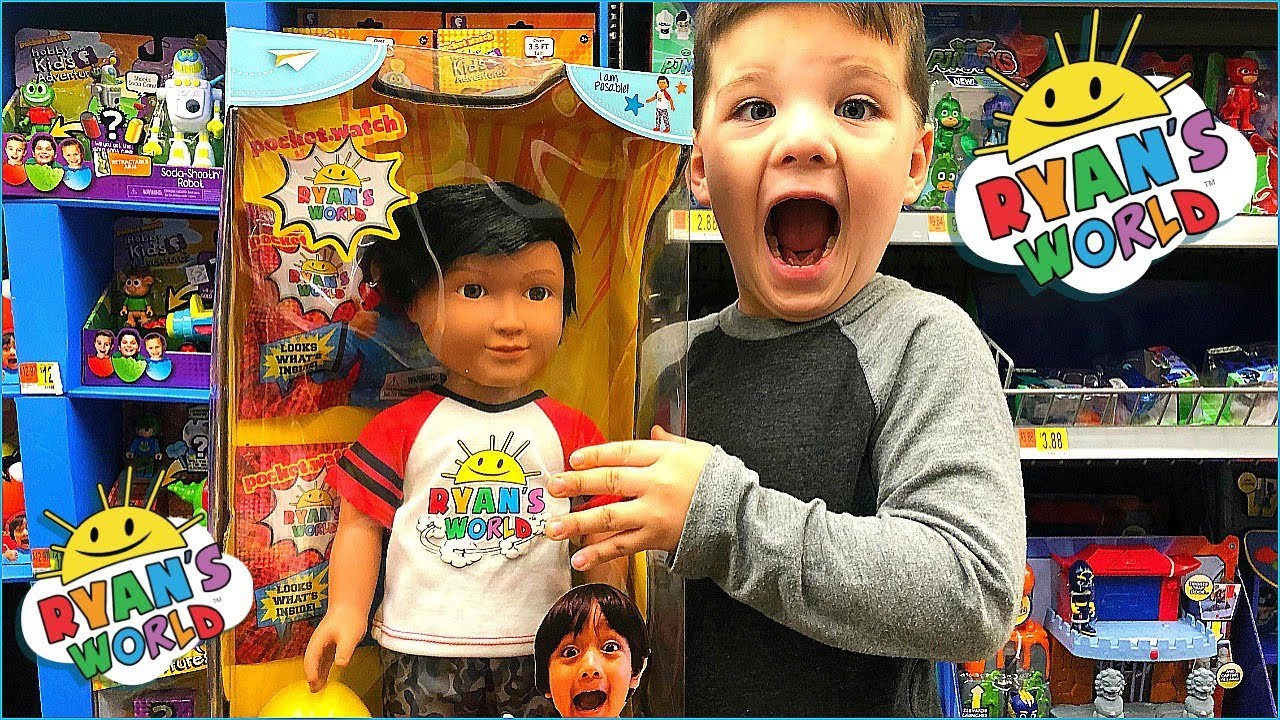 Toy Shopping at Walmart For Ryan Toys Review Toys! Toy Hunt For Ryans World  Ryan Doll!