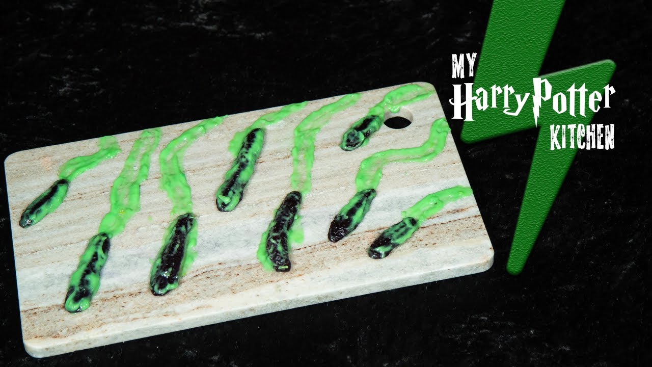 JELLY SLUGS + EDIBLE SLIME Recipe | My Harry Potter Kitchen | Chamber of Secrets (Ep. 30)