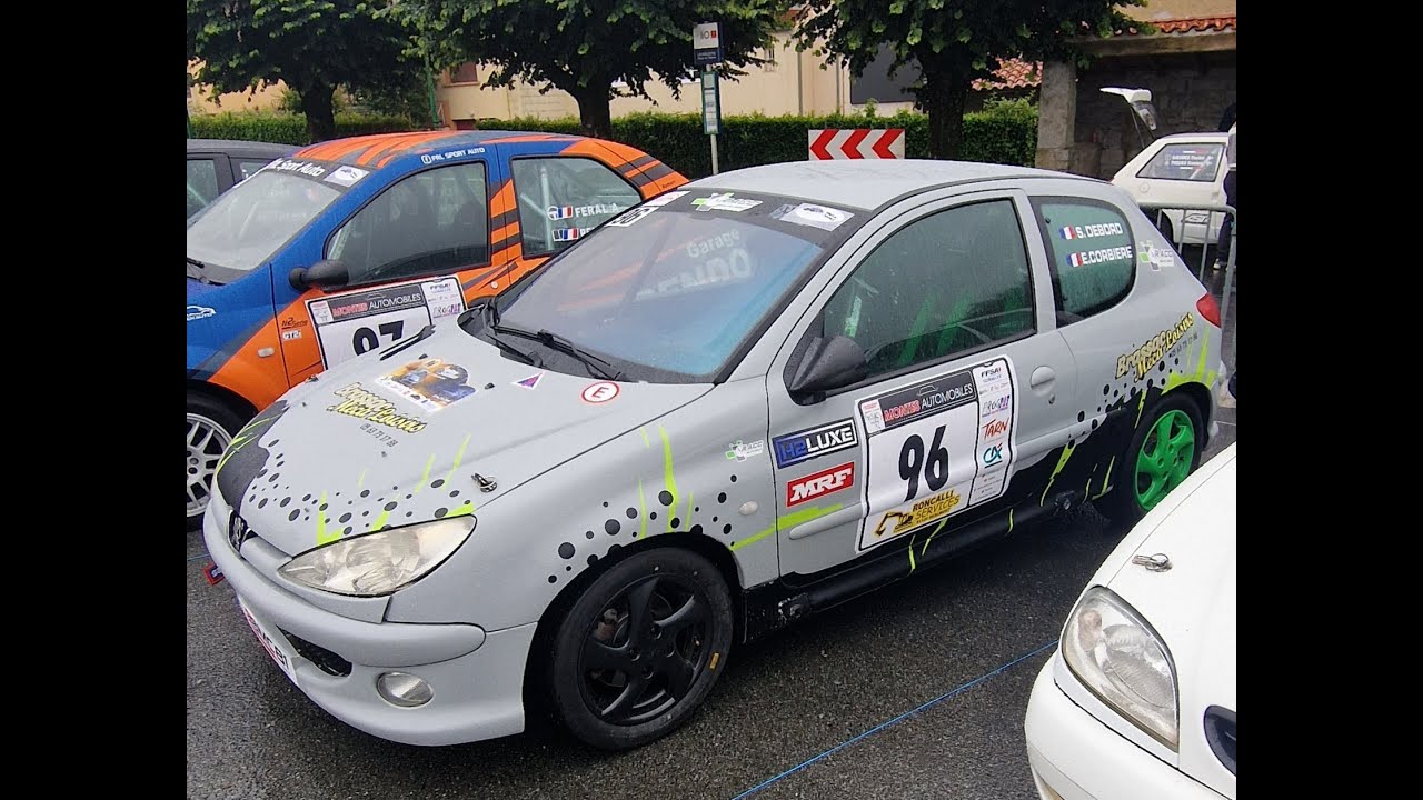 20ème rallye du Sidobre 2024 - ES 1 Sirventou - DEBORD/CORBIERE 206 N2S