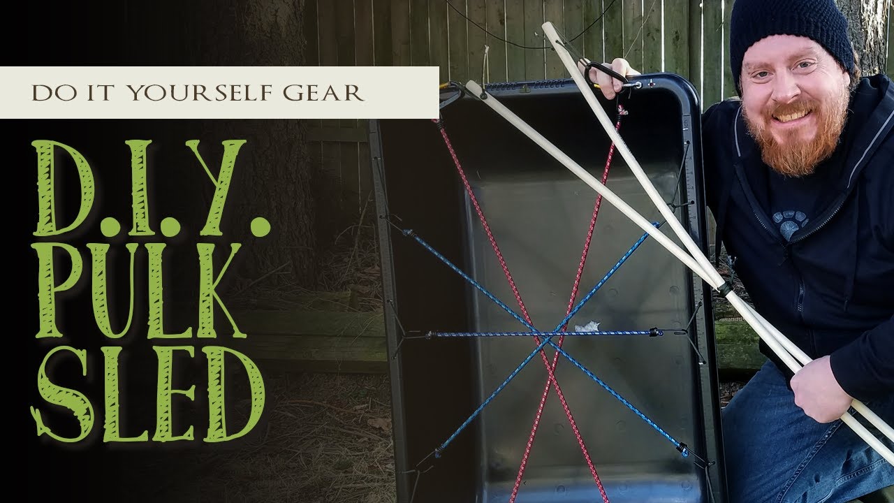 D.I.Y. Gear Sled | Homemade Backpacking Gear | Make Your Own Gear (MYOG)