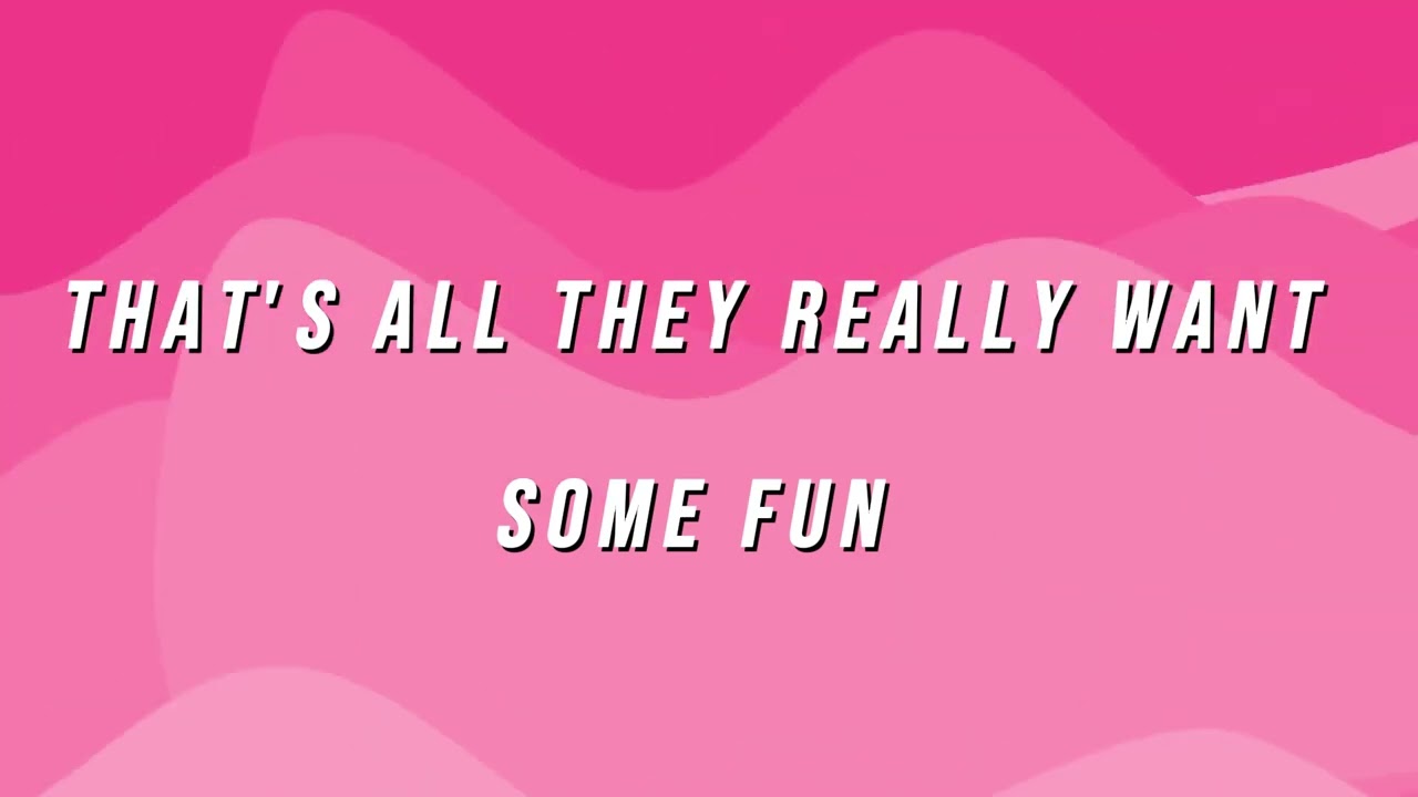 GIRLS JUST WANT TO HAVE FUN - KARAOKE - Tono bajo E