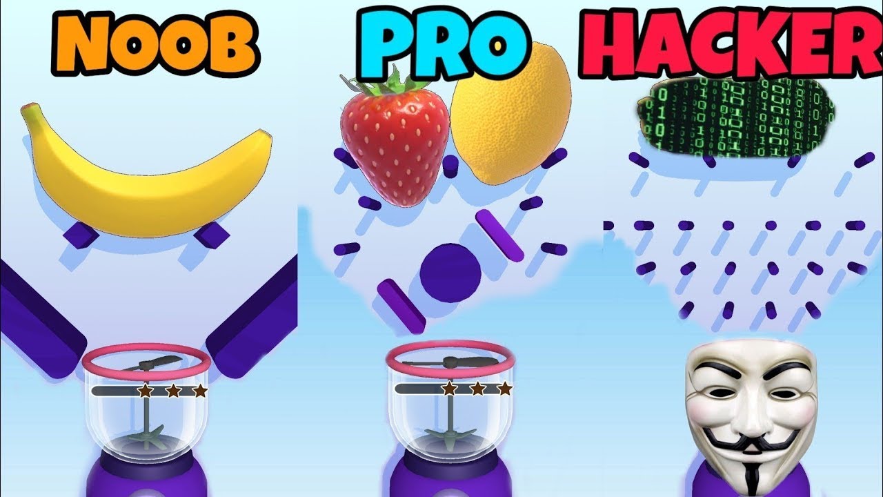 NOOB vs PRO vs HACKER in Good Slice