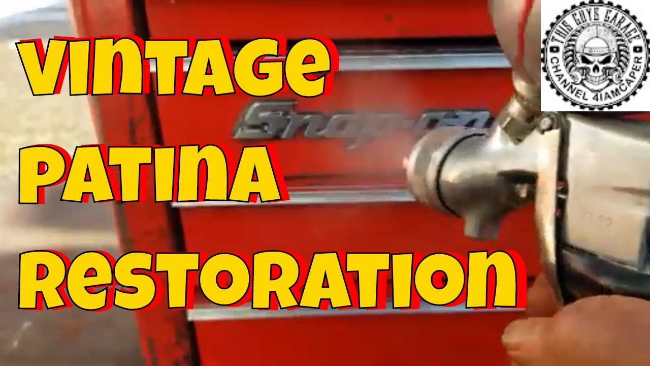 toolbox patina restoration abandoned Snap on toolbox gets restored