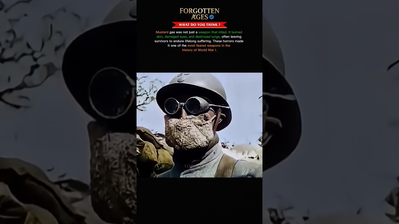 Mustard Gas in World War I #shorts
