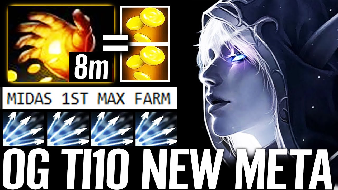 🔥 Drow Ranger Midas 1st Item   OG 100% New Meta Fast Farm CEB TI10 WTF Hard Prepare Dota 2 Pro