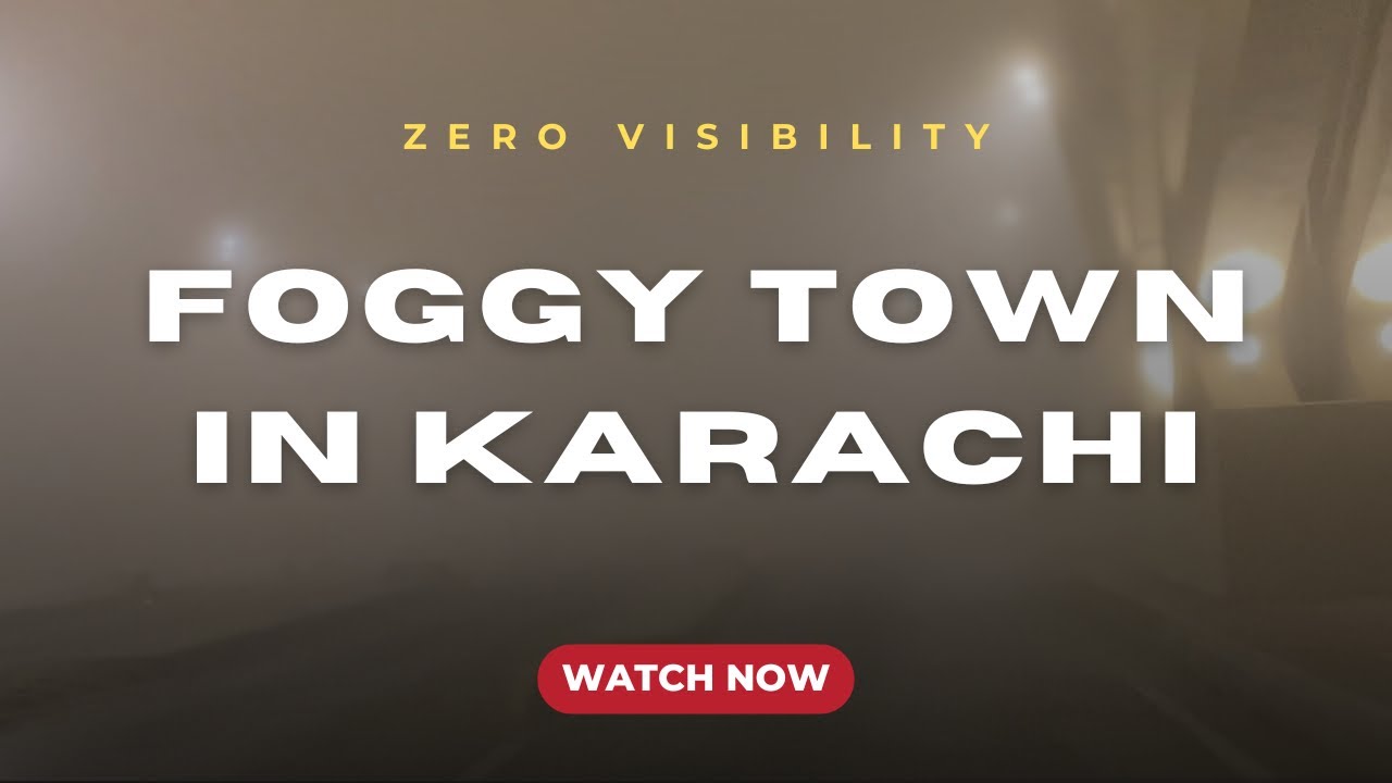 Dense Fog at Bahria Town Karachi and Motorway | February 2025 @AoSarakDikhaun #fog #roadtrip2025