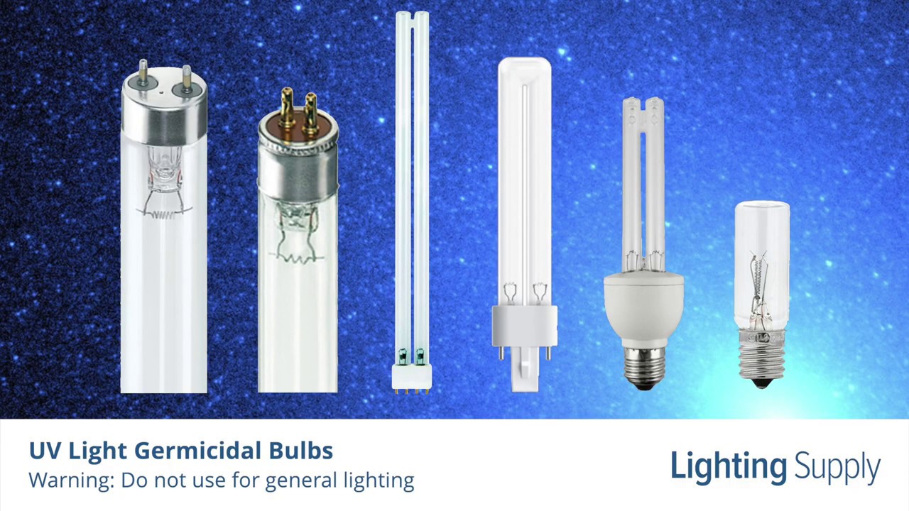 UV Light Disinfecting Germicidal Bulbs