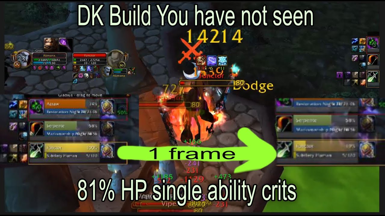 DK Blood Arena PvP WoW WOTLK MONTAGE