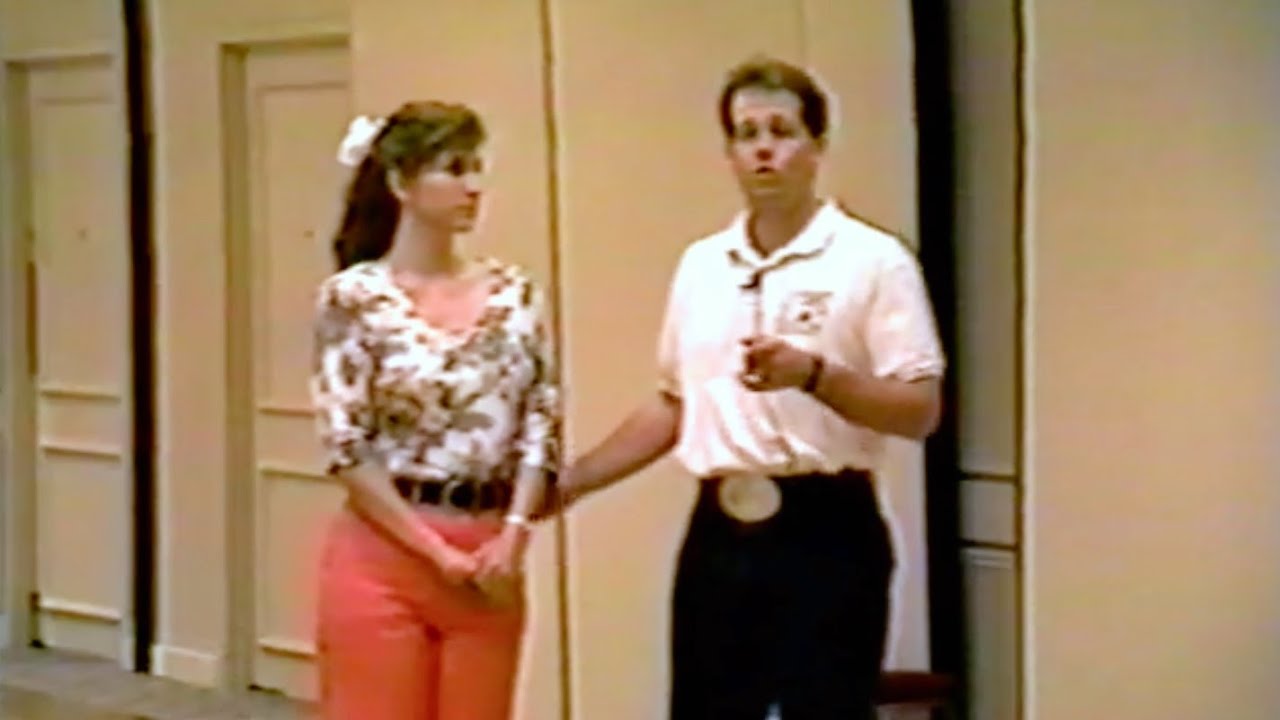 Tony & Yvonne Gutsch teaching waltz | 1993 Dallas Dance Festival
