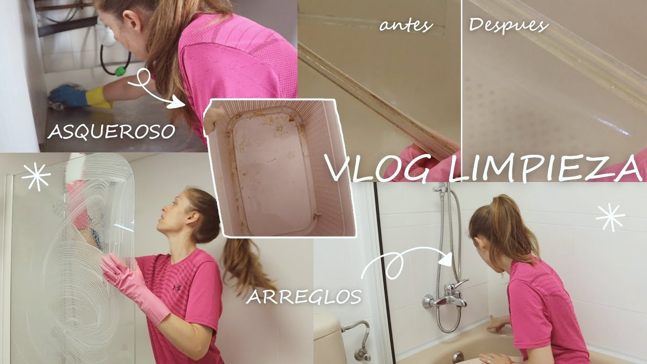 DEMASIADO TIEMPO SIN LIMPIAR ESTO🫢(no me juzguen por ello) | LIMPIAR MOHO BAÑO + ARREGLOS + TIPS