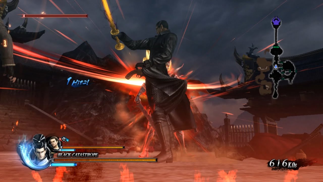 sengoku basara 4 sumeragi - matsunaga hisahide play (dlc costume)