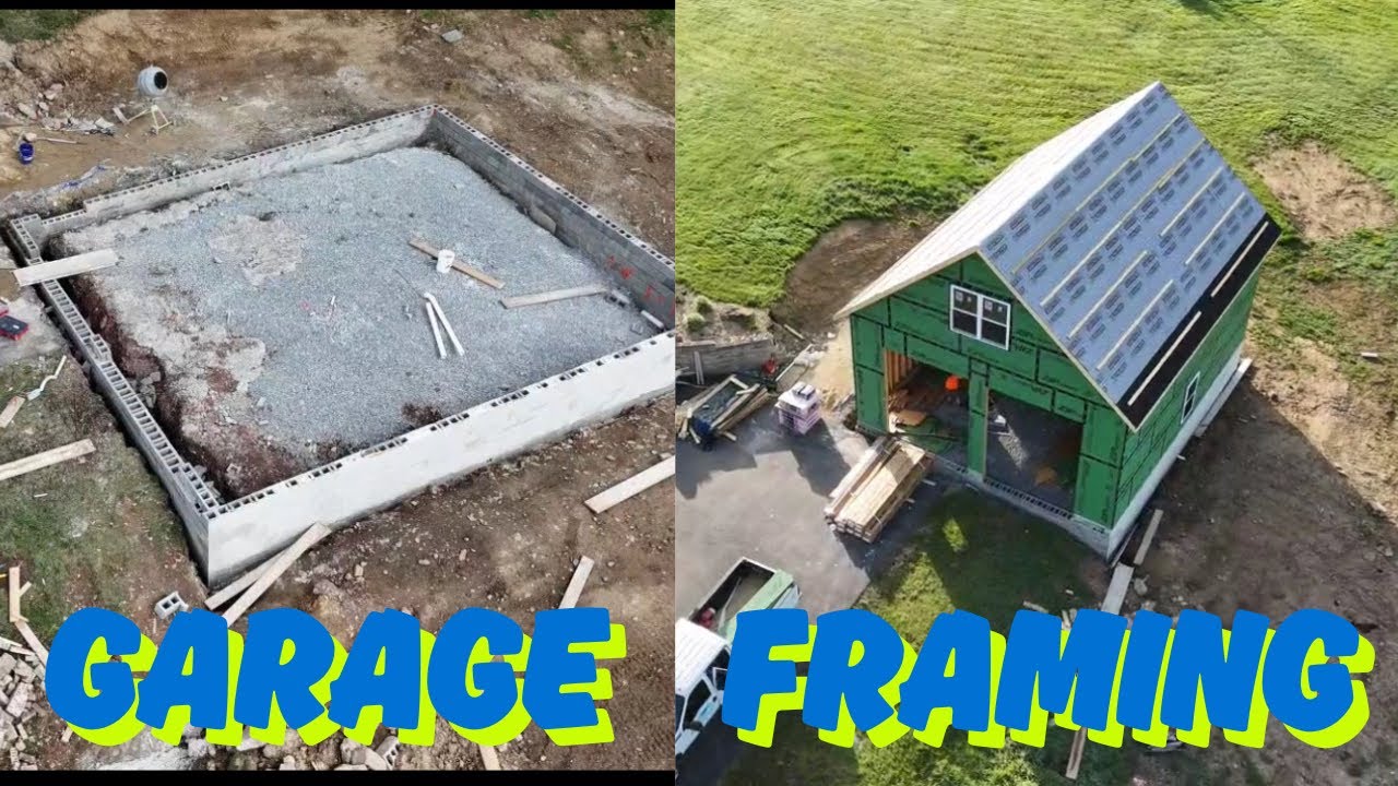 GARAGE BUILD: Attic Trusses, ZIP SYSTEM, TALL Walls