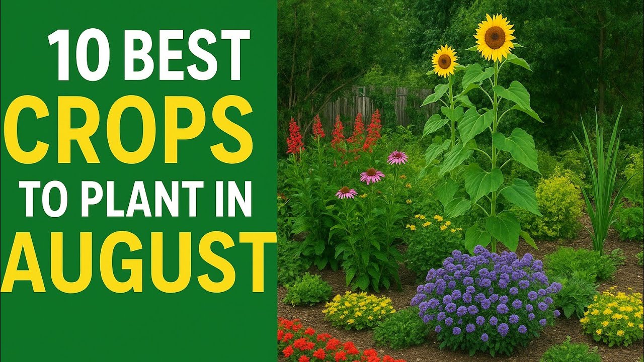 10 Best Crops to Plant in August | Grow These Vegetables & Fruits Now