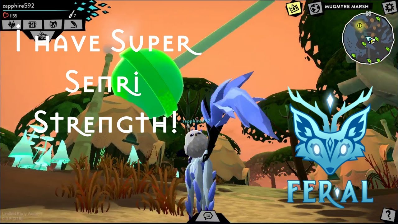 I HAVE SUPER SENRI STRENGTH!- doing a quest as a Fer.al beta tester