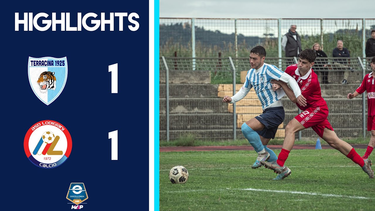 13ª giornata | Terracina-Lodigiani 1-1, gli highlights