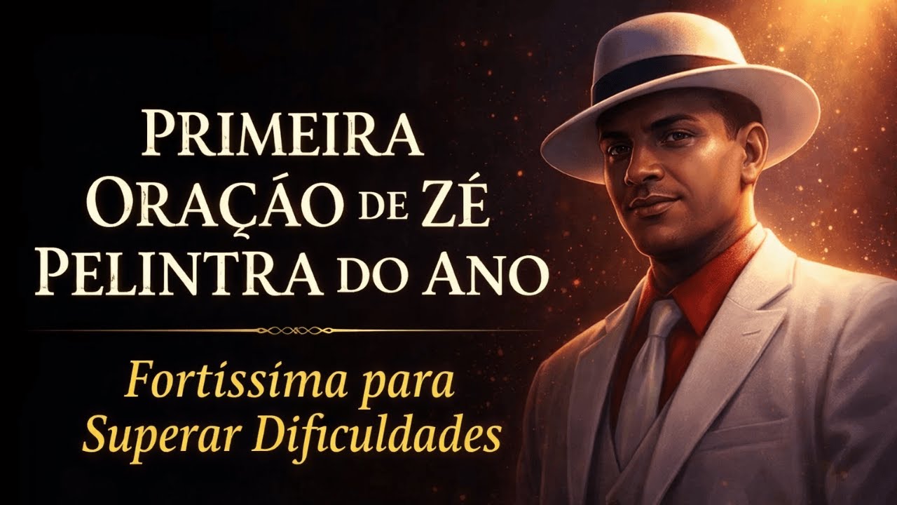 PRIMEIRA ORAÇÃO DE ZÉ PELINTRA DO ANO: FORTÍSSIMA PARA SUPERAR DIFICULDADES! (ORAÇÃO NA DESCRIÇÃO!)