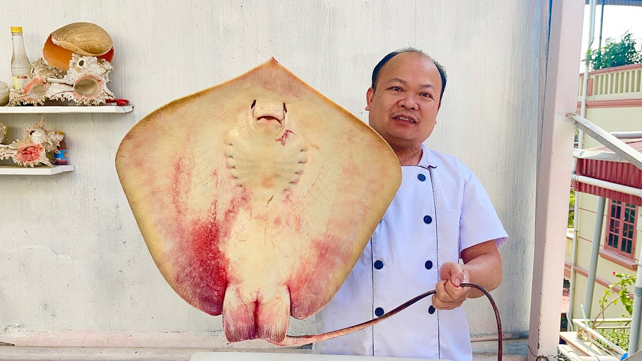 Cá đuối chiên bột // Sơn Hào