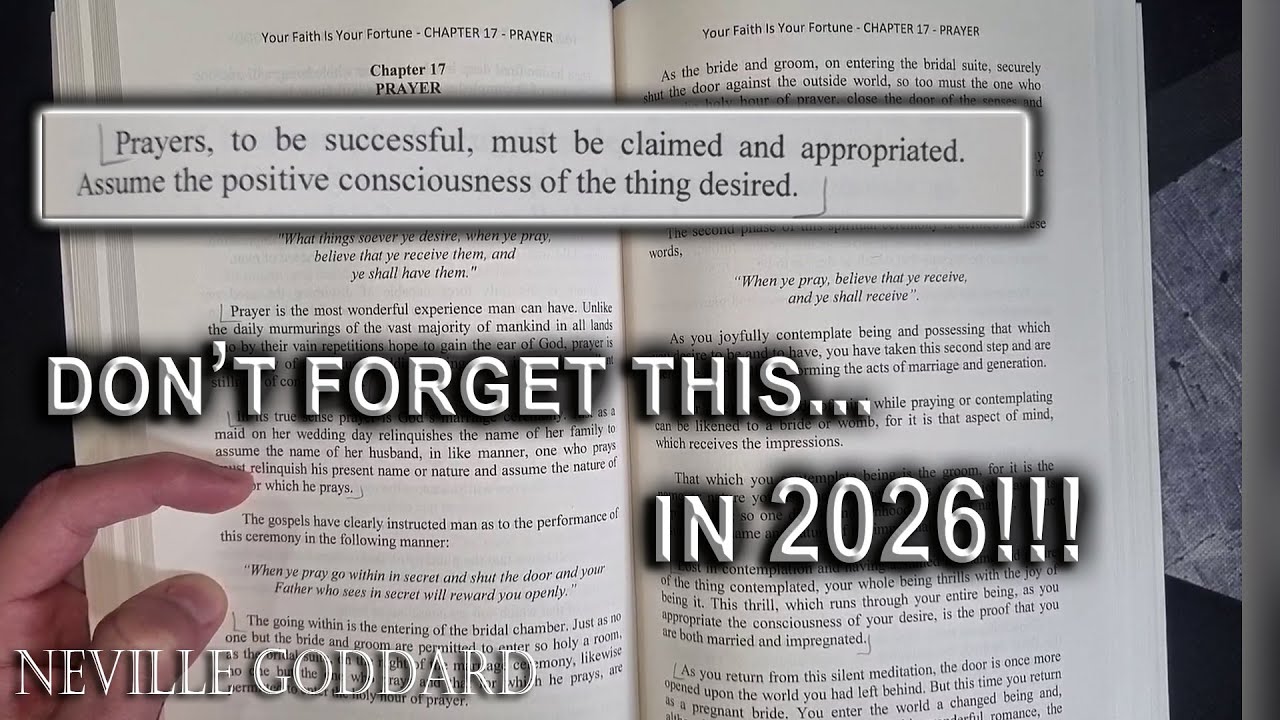 Вот как вы вступаете в новую реальность в 2026 году — Невилл Годдард