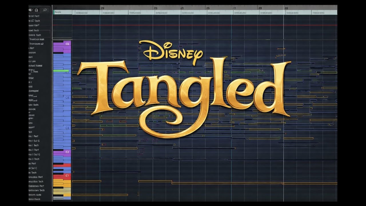 Tangled - 3M1 Let Down Your Hair (MIDI Mockup)