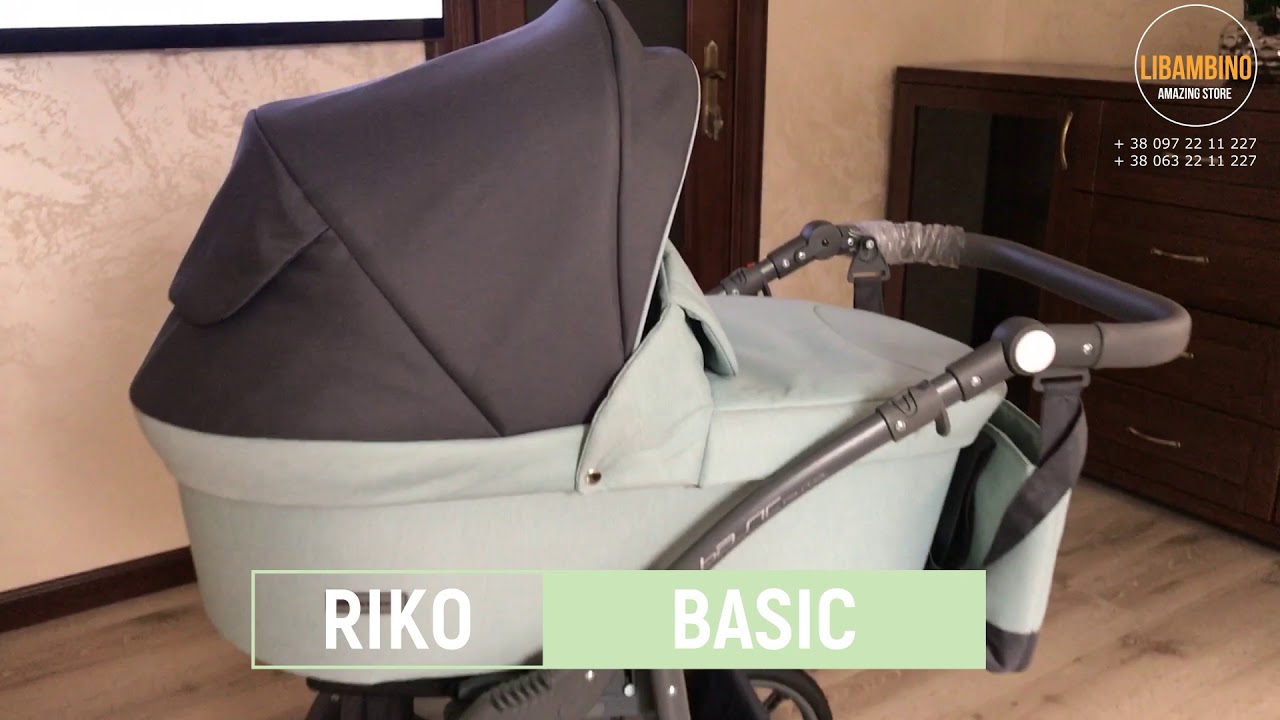 Riko Basic Pastel 02 Basil новая коляска этого года от польского производителя Riko!