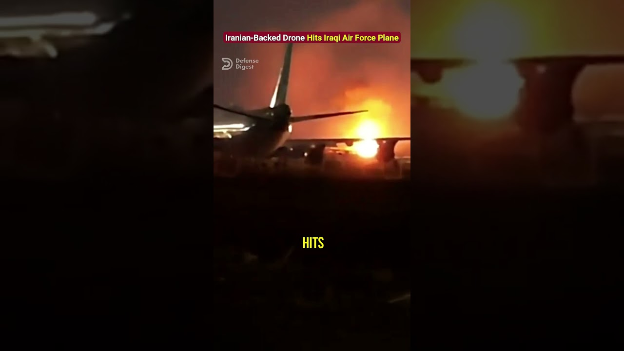 Беспилотник боевиков нанес удар по транспортному самолету 32B иракской армии в аэропорту Багдада!