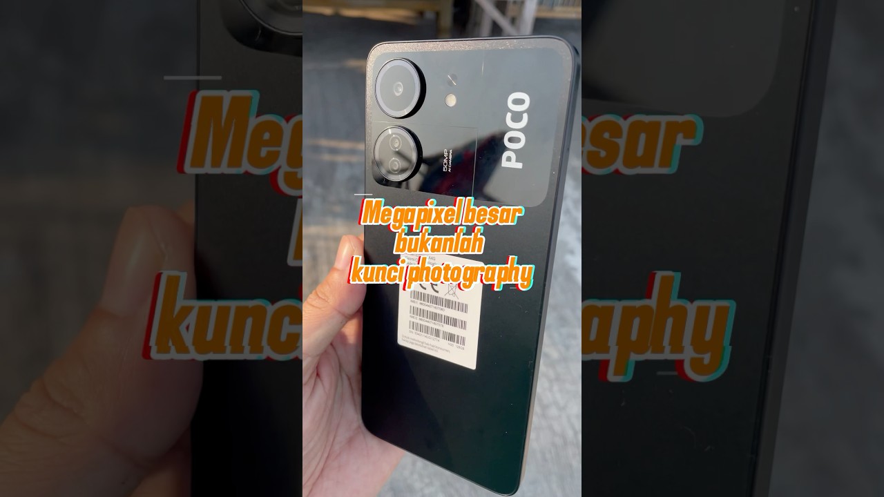Poco C65 Test hasil video, jadi gimana masih terpaku pada Angka Megapixel? #androidmurah #shorts