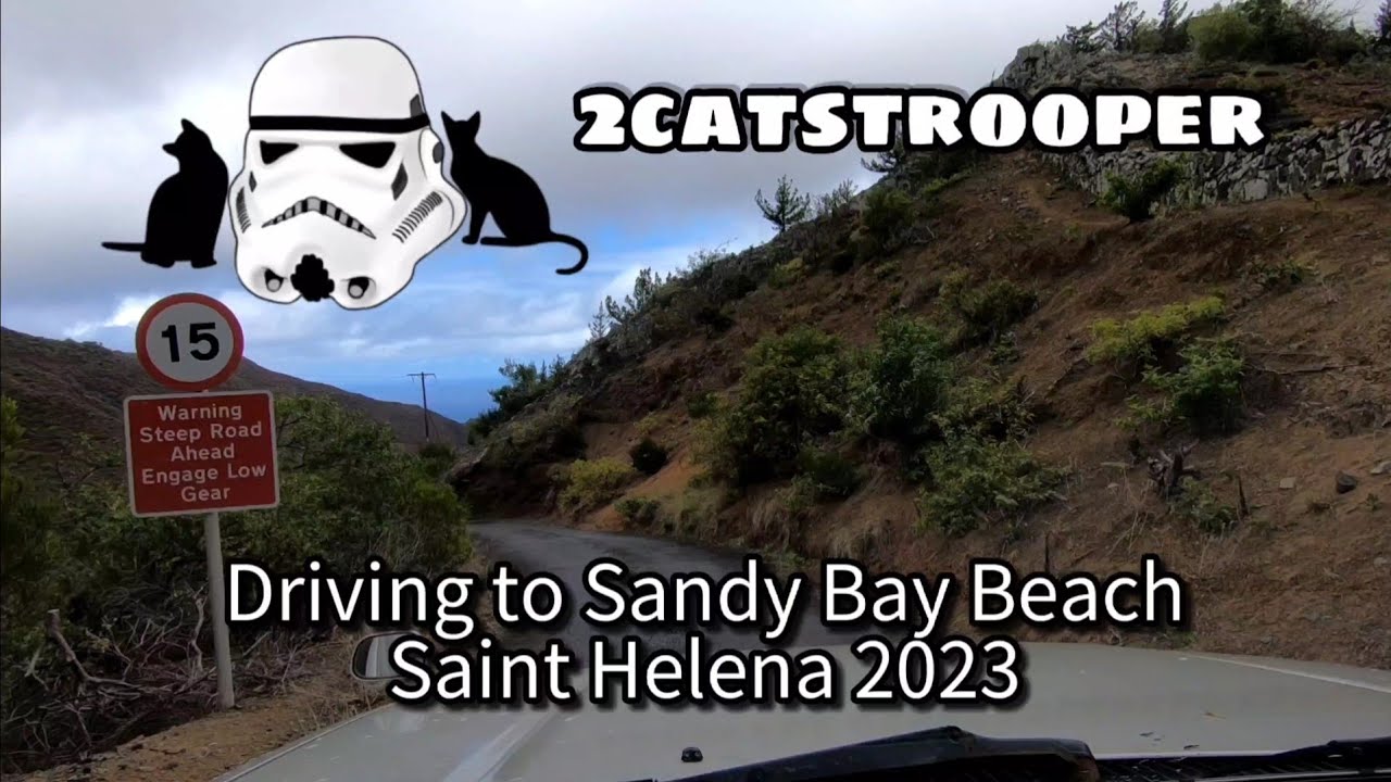 Driving to Sandy Bay Beach on Saint Helena Island