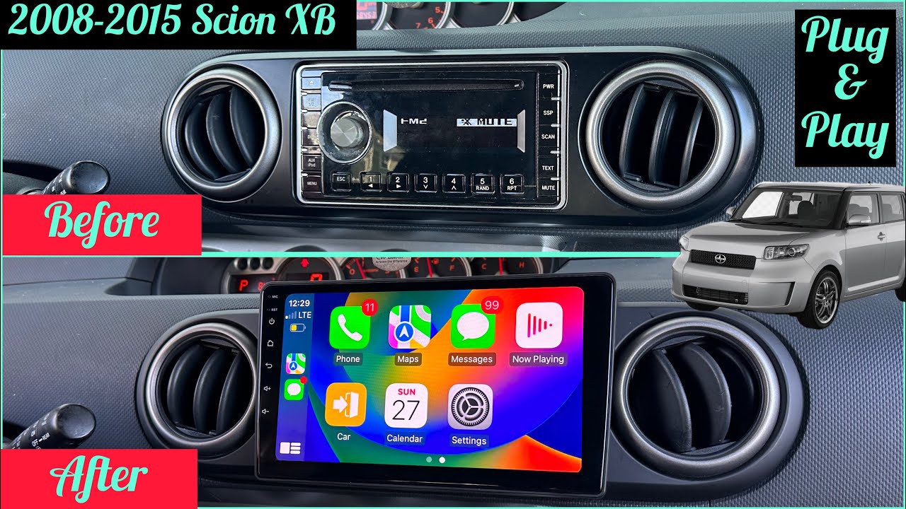 How to install 9” plug and play android head unit (2008-2015 Scion XB)
